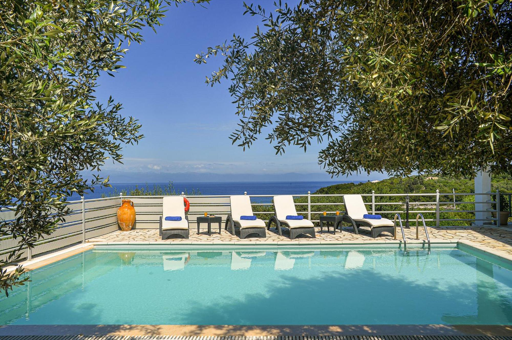 Lioniskari Seaviews - Paxoi'S Private Pool Oasis Villa Porto Ozias ภายนอก รูปภาพ